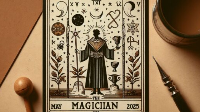 Immagine del Mago, simbolo del potere trasformativo per la Vergine del 20 maggio 2025. &copy; Immagine creata con Dall-E