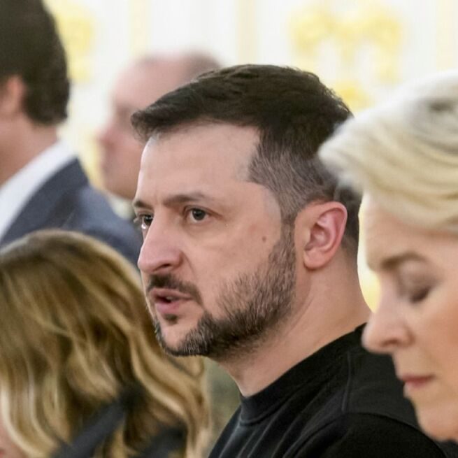 Il presidente ucraino Volodymyr Zelensky &copy; Shuttershock