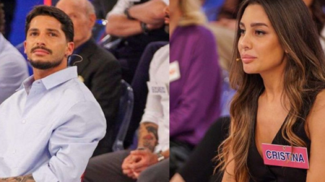 Gianmarco Steri e Cristina Ferrara - Screenshot &copy; Canale 5.