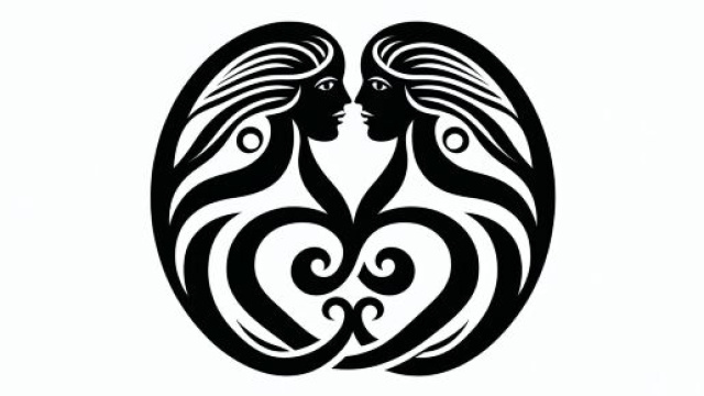 Illustrazione ispirata al segno zodiacale dei Gemelli. &copy; Immagine creata con Dall-E