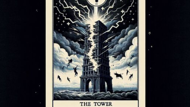 Toro esplora la simbologia della Torre nei tarocchi. &copy; Immagine creata con Dall-E
