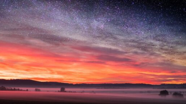 Un cielo stellato al tramonto (&copy;pixabay)