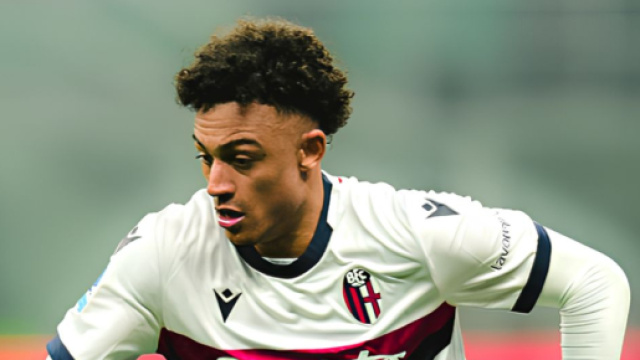 Dan Ndoye con la maglia del Bologna &copy; profilo Instagram danndoye10.