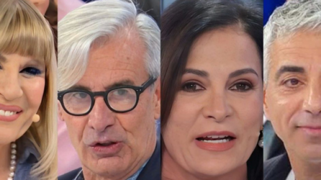 Gemma, Arcangelo, Marina e Giuseppe - screenshot &copy; Canale 5