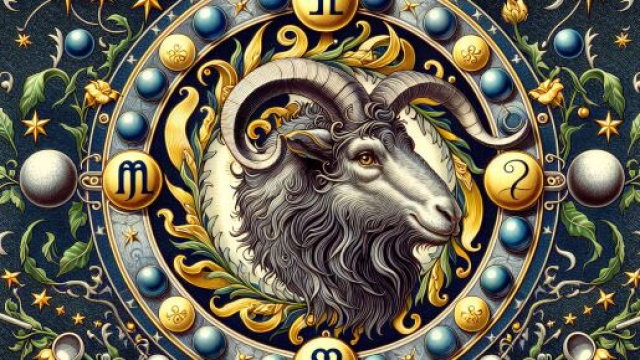 Illustrazione ispirata al segno zodiacale del Capricorno. &copy; Immagine creata con Dall-E