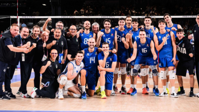 Italia maschile Volley &copy; Pagina Facebook ufficiale della Federazione Italiana Pallavolo
