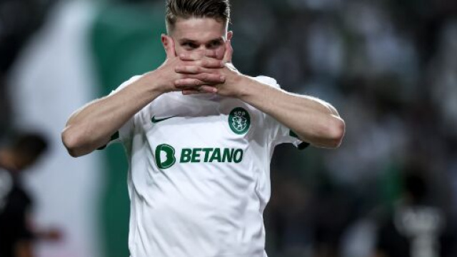 Viktor Gy&ouml;keres, attaccante dello Sporting. Foto &copy; Sporting Lisbona