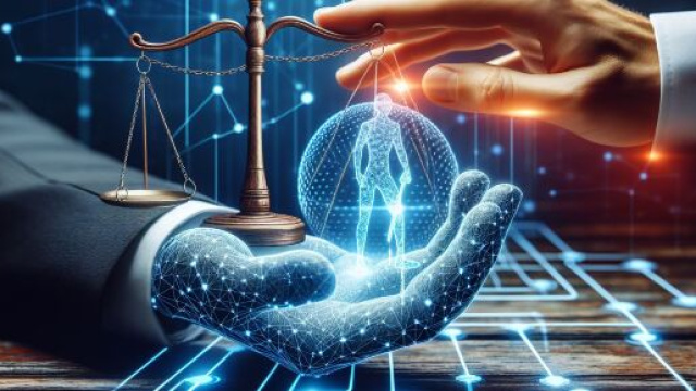 Il numero della Smorfia per la Bilancia &egrave; 'a mano, simbolo di azione e connessione. &copy; Immagine creata con Dall-E