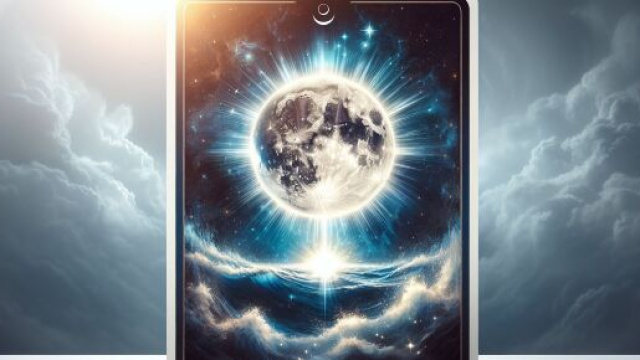 Illustrazione ispirata all'arcano della Luna. &copy; Immagine creata con Dall-E