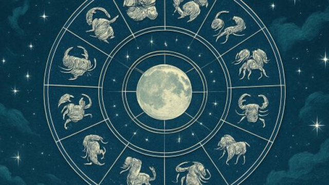 Illustrazione ispirata a una ruota zodiacale. &copy; Immagine creata con Dall-E
