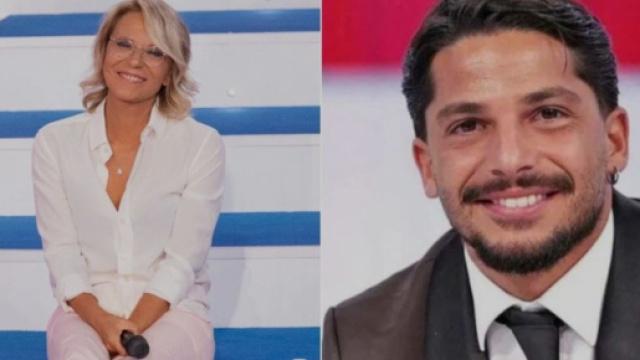 Gianmarco Steri e Maria De Filippi a Uomini e Donne &copy; Mediaset.