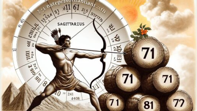 Illustrazione ispirata al segno zodiacale del Sagittario. &copy; Immagine creata con Dall-E