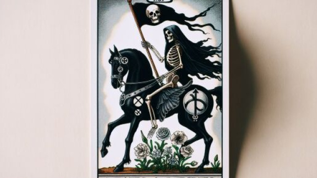 L'Arcano della Morte e la trasformazione della Vergine. &copy; Immagine creata con Dall-E