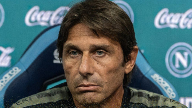 Antonio Conte, allenatore del Napoli. Foto &copy; Napoli