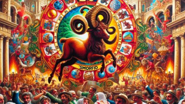 Ariete e la festa della Smorfia con il numero 20. &copy; Immagine creata con Dall-E