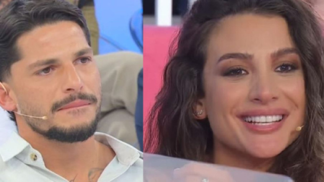Gianmarco Steri e Cristina Ferrara &ndash; Screenshot &copy; Canale 5.