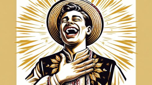 Simbolo della risata per il Leone nella Smorfia napoletana. &copy; Immagine creata con Dall-E