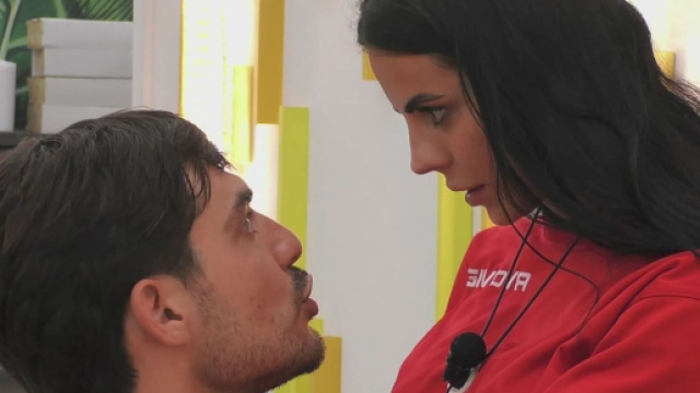 Shaila Gatta e Lorenzo Spolverato al Grande Fratello &copy; Mediaset
