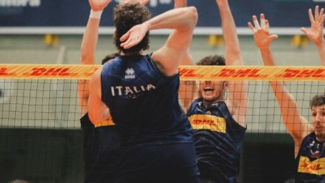 Italia maschile Volley &copy; Pagina Facebook ufficiale della Federazione Italiana Pallavolo