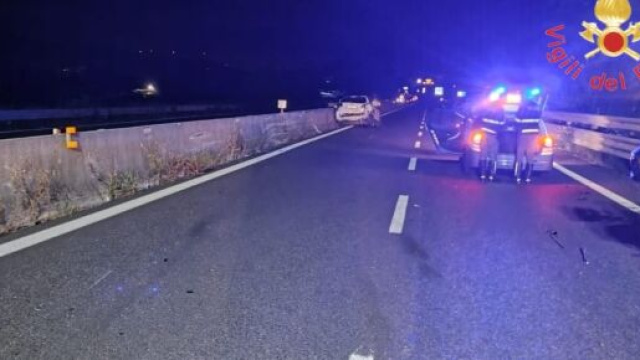 Incidente stradale a Lamezia Terme - &copy; Vigili del Fuoco