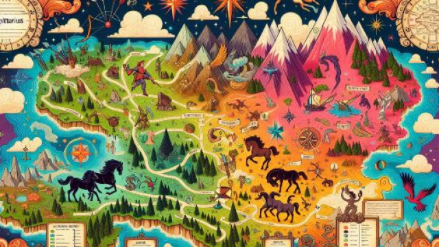 Illustrazione della Carta del Mondo associata al Sagittario. &copy; Immagine creata con Dall-E