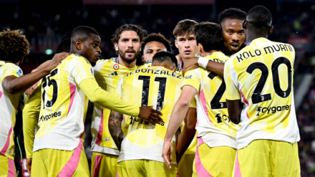 La Juventus esulta dopo un gol &copy; X