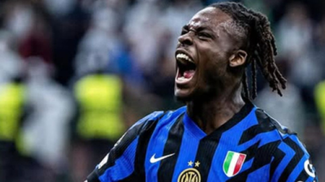 L'esultanza di Bisseck con l'Inter &copy; Instagram