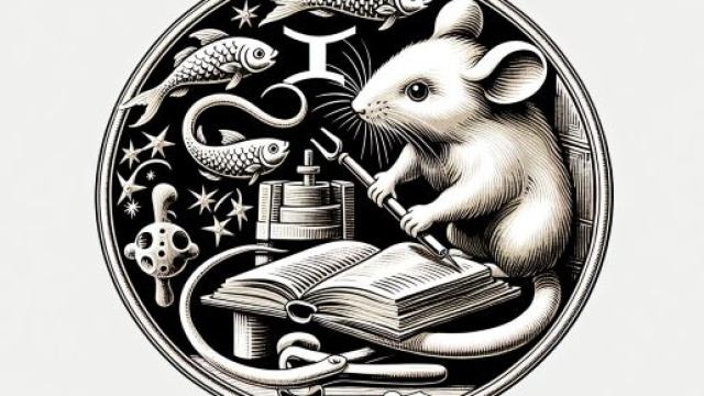 Pesci e il numero 11 della Smorfia, 'e surice. &copy; Immagine creata con Dall-E