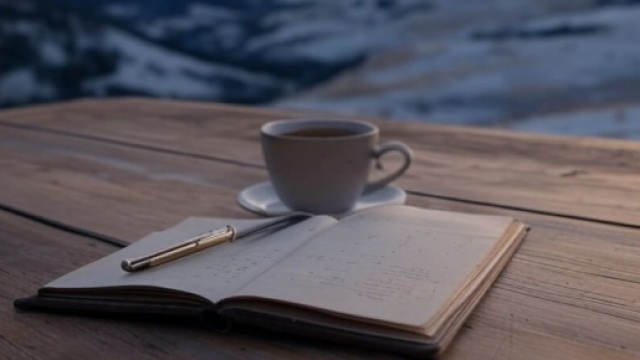 Agenda aperta con tazzina di caff&egrave; - &copy; Pixabay