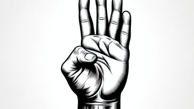 Illustrazione ispirata alla mano della Smorfia Napoletana. &copy; Immagine creata con Dall-E