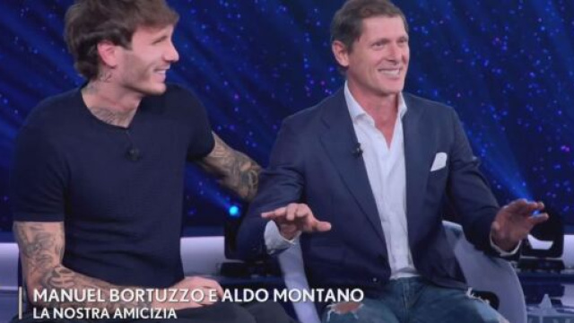 Manuel Bortuzzo e Aldo Montano - immagine di repertorio (&copy;Verissimo/Mediaset).