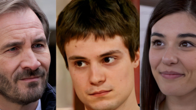 Alberto, Gianluca e Rossella - screenshot &copy; Un posto al sole.