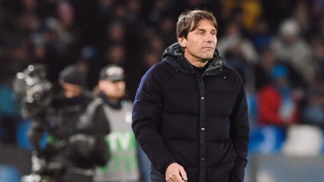 Antonio Conte, allenatore del Napoli. Foto &copy; Napoli