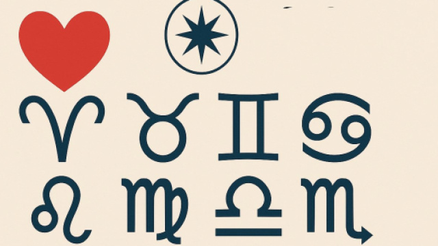 Segni zodiacali stilizzati - Foto &copy;️ IA