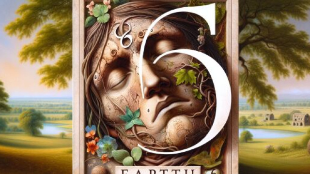 Segno della Vergine con il numero della Smorfia 6: uno sguardo alla terra. &copy; Immagine creata con Dall-E