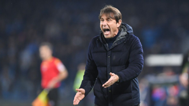 Antonio Conte, allenatore del Napoli. Foto &copy; Napoli