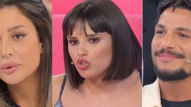Cristina Ferrara, Francesca Polizzi e Gianmarco Steri - screenshot &copy; Canale 5.