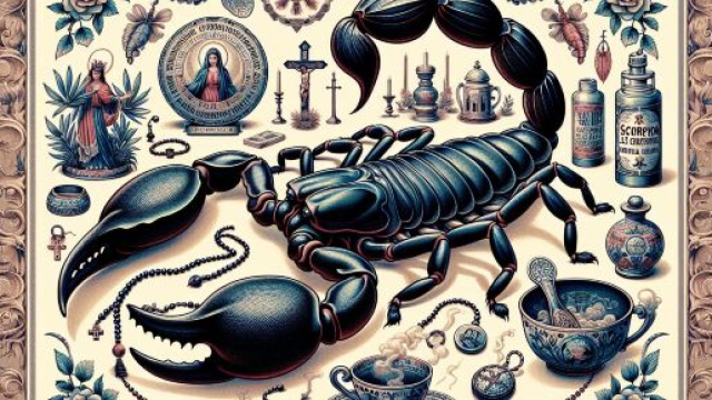 Oroscopo della Smorfia napoletana, numero 8 per gli Scorpione. &copy; Immagine creata con Dall-E