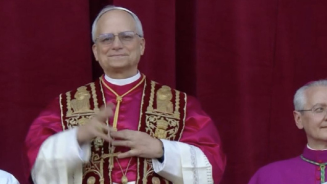 Papa Leone XIV - screenshot &copy; Rai 1.
