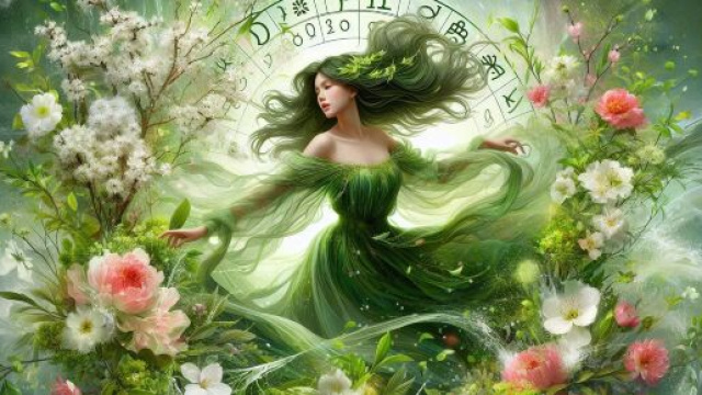 Segno della Vergine - Foto generata con &copy; AI Copilot