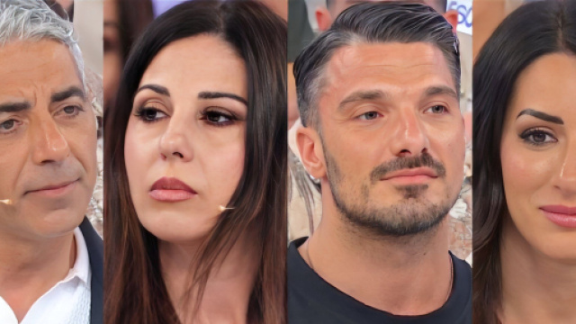 Giuseppe, Rosanna, Dennis e Margherita - screenshot &copy; Canale 5.