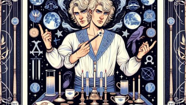 Il Mago dei tarocchi guida i Gemelli nelle loro nuove avventure. &copy; Immagine creata con Dall-E
