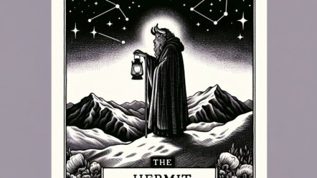 Il sentiero dell'Eremita illumina il viaggio del Toro nel profondo della saggezza interiore. &copy; Immagine creata con Dall-E