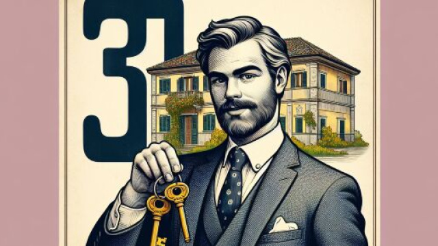 Illustrazione ispirata al padrone di casa della Smorfia. &copy; Immagine creata con Dall-E