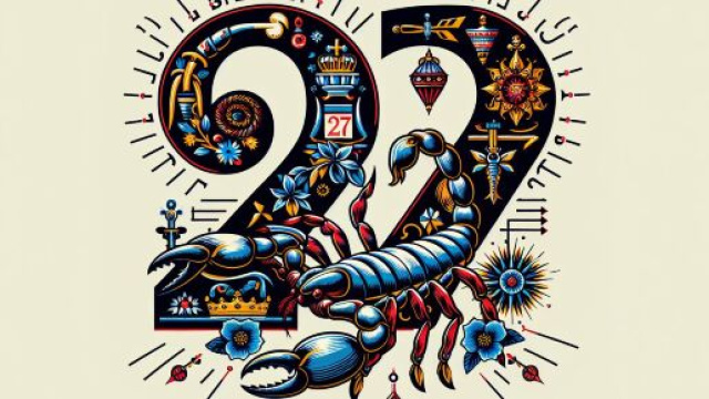 Numero 27 della Smorfia napoletana, 'o c&agrave;ntaro per lo Scorpione. &copy; Immagine creata con Dall-E