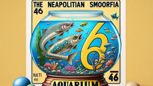 Numero 46 della Smorfia napoletana, 'e denare per l'Acquario. &copy; Immagine creata con Dall-E
