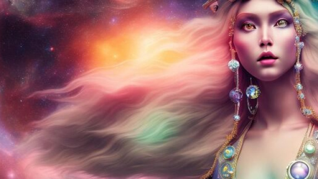 Una dea nell'universo. Foto da &copy; Pixabay