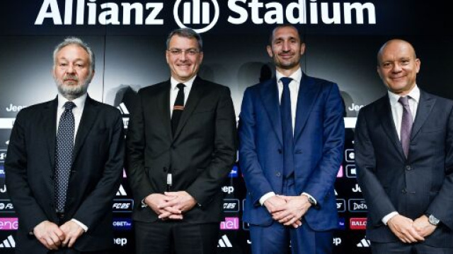 Gianluca Ferrero, Damien Comolli, Giorgio Chiellini, Maurizio Scanavino. Foto &copy; Wikipedia