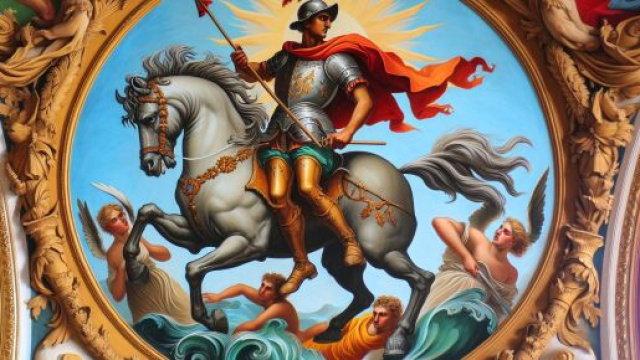 Numero 12 della Smorfia napoletana, 'e surdate, influenze per lo Scorpione. &copy; Immagine creata con Dall-E