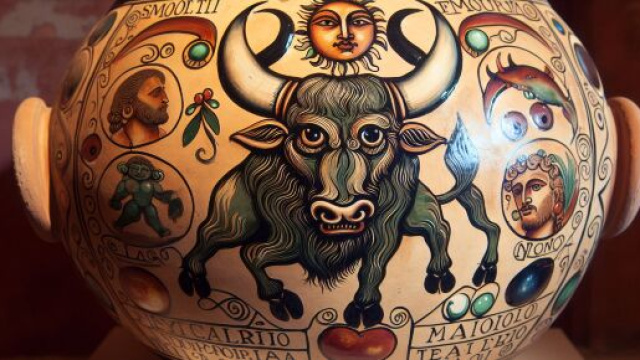 Numero 7 della Smorfia napoletana, 'o vasetto, per il Toro. &copy; Immagine creata con Dall-E